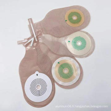 Sac de colostomie médicale avec sceau en aluminium pour la stomie de soins de la stomie